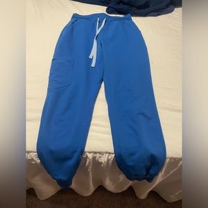 XS petite royal blue Figs Zamora Joggers